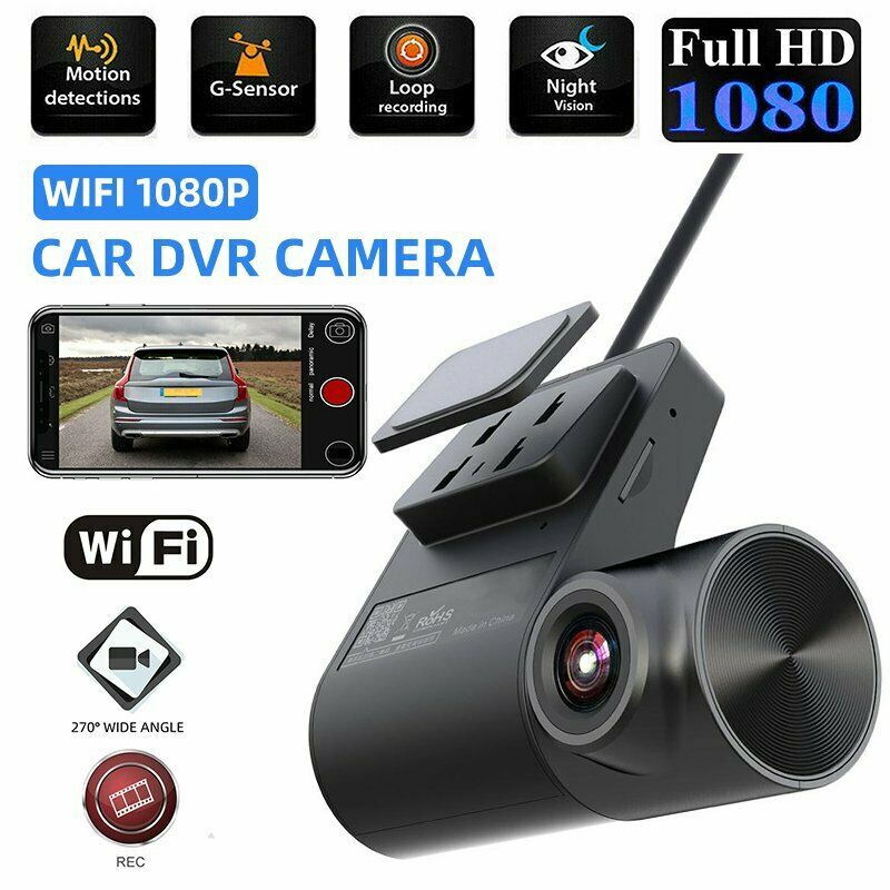 2.4G WiFi Car DVR camera universal Dash Cam Dual cameras front 2K